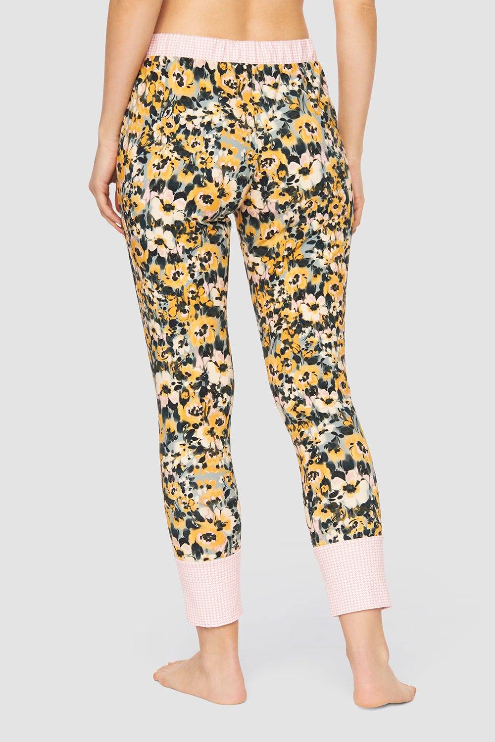 Rösch 7/8-Hose im Muster-Mix Baumwolle/Elasthan Blitzangebot