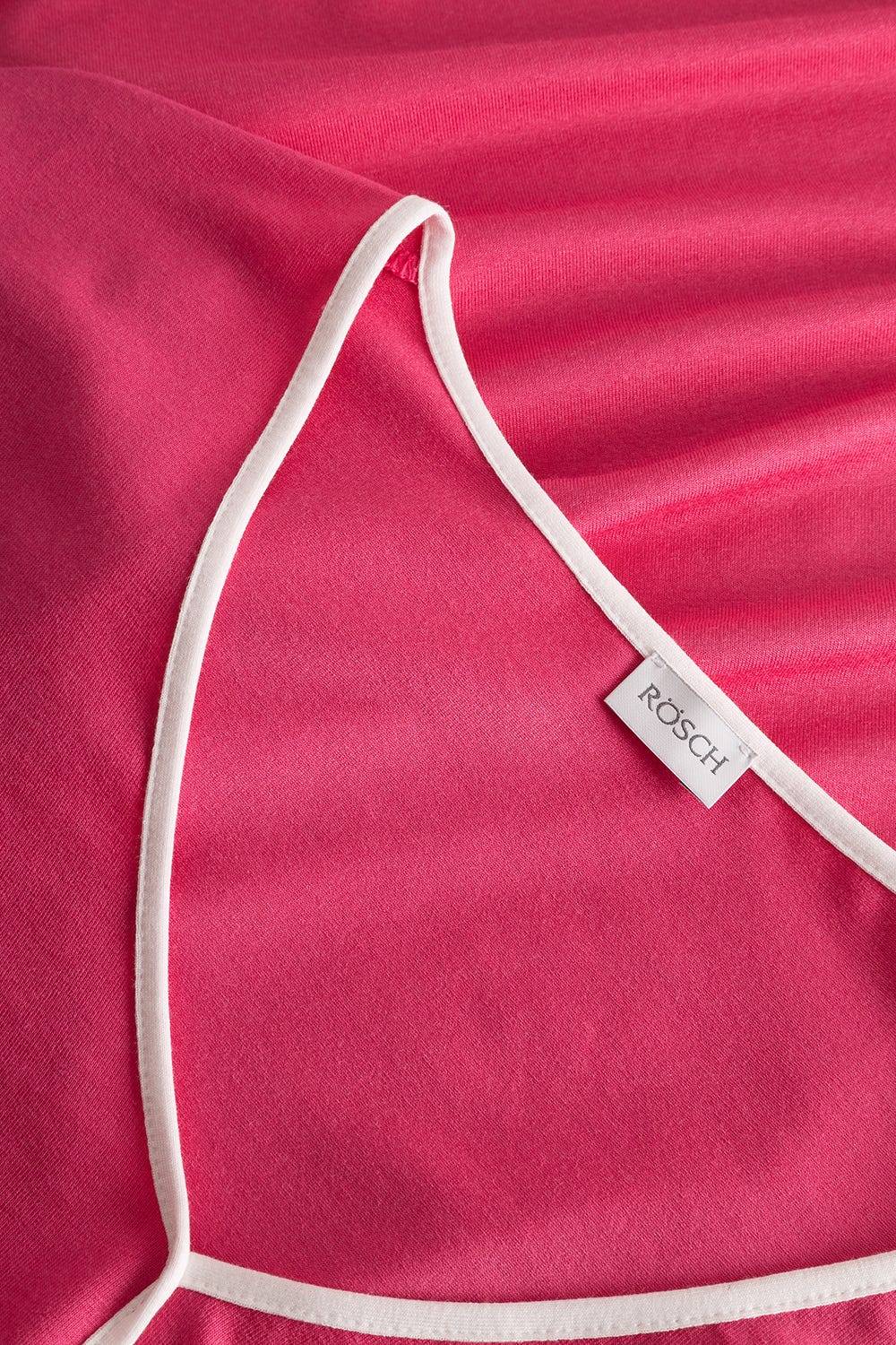 Rösch Strandkleid Kurzarm mit Kontrast-Paspeln Viskose/Elasthan Super Sparpreis