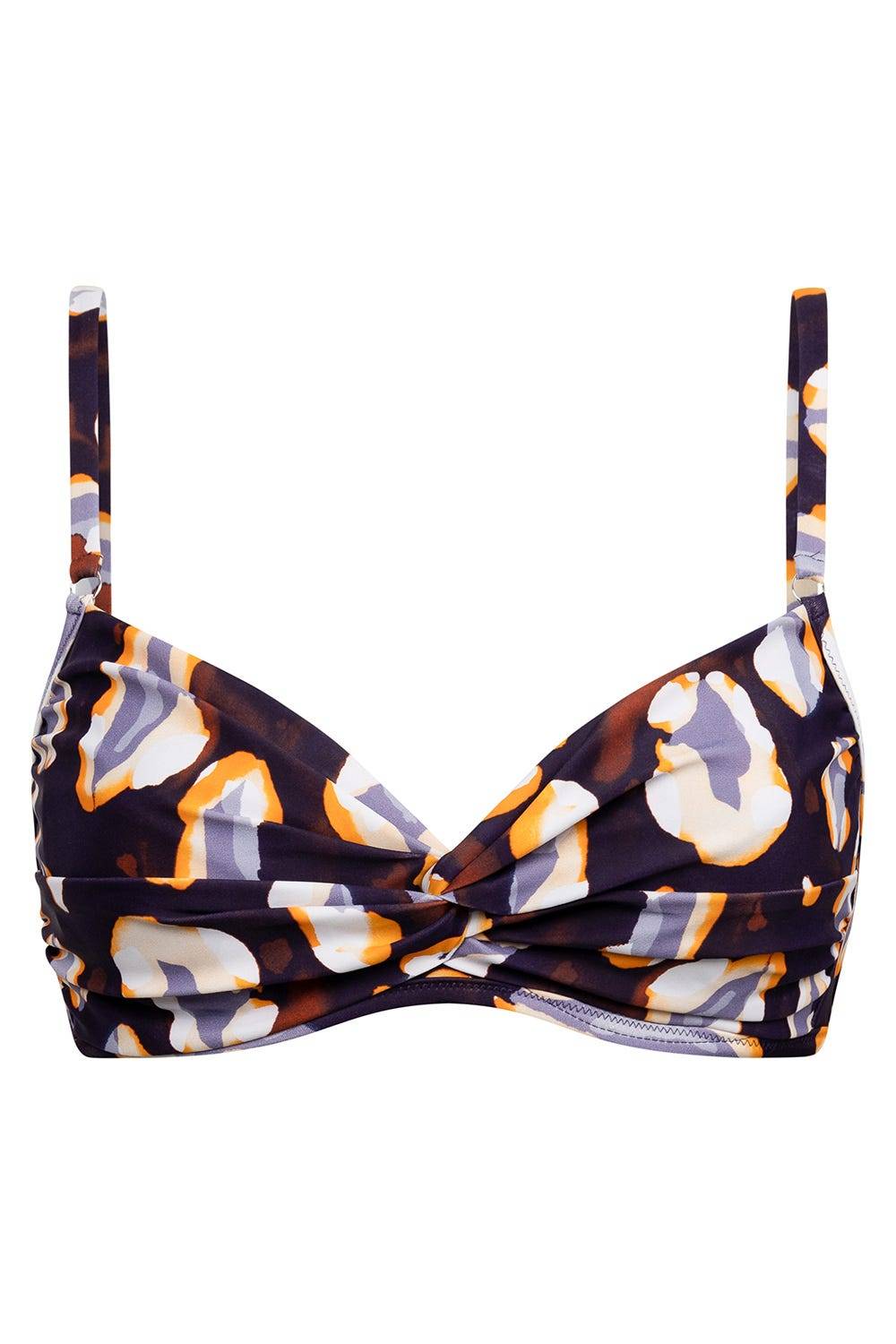Rösch Bikini-Oberteil im Tupfendruck Modern Leo Wickeloptik Wochenangebot