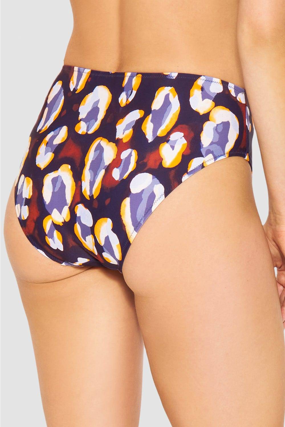 Rösch Bikini-Hose im Tupfendruck Modern Leo hoher Taillenausschnitt Begrenzte Freigabe