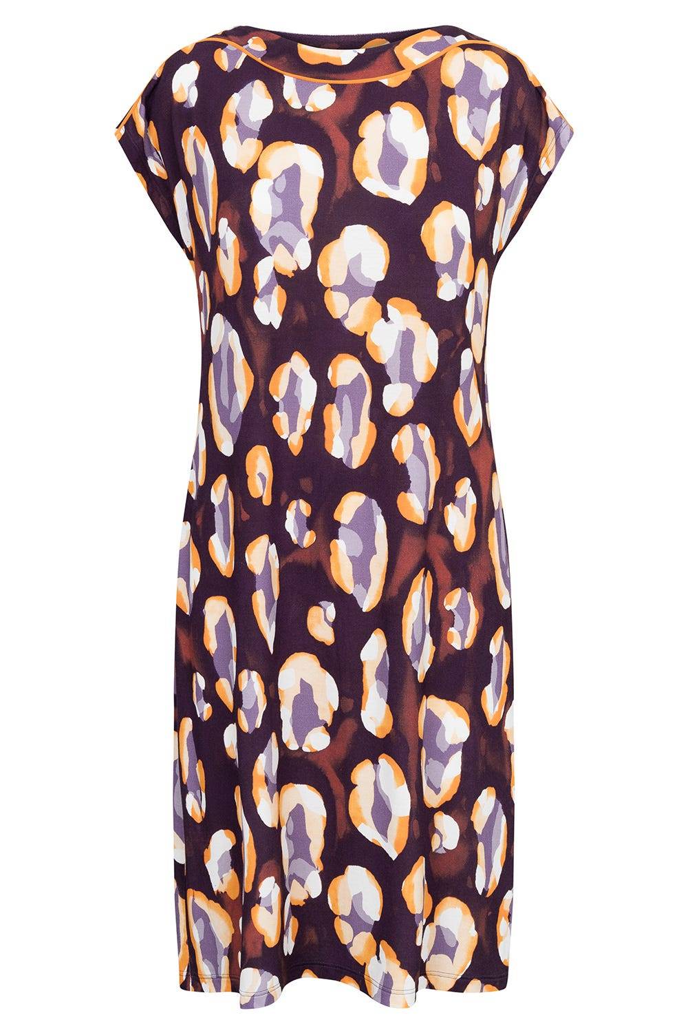 Rösch Strandkleid Kurzarm im Tupfendruck Modern Leo Viskose/Elasthan Letzte 2 Tage