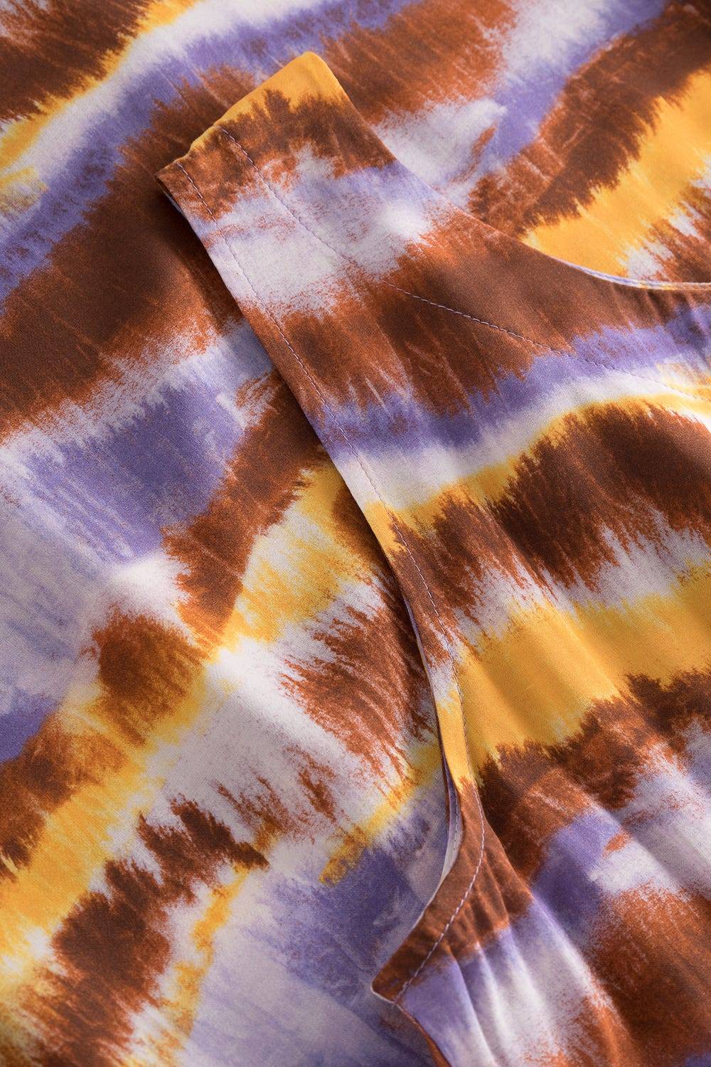 Rösch Trägerkleid im Batikdruck moderne Streifen im Webdruck 100% Viskose Bis zu 60% Rabatt