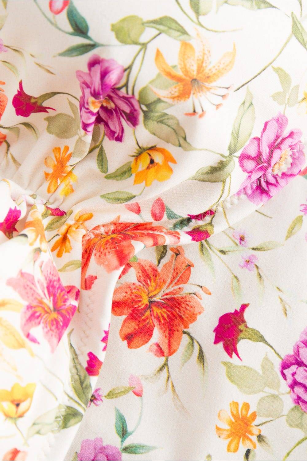 Rösch Bikini im Blumen-Druck Sommerblüten Retro verspielt Lycra Kostenloser Versand international
