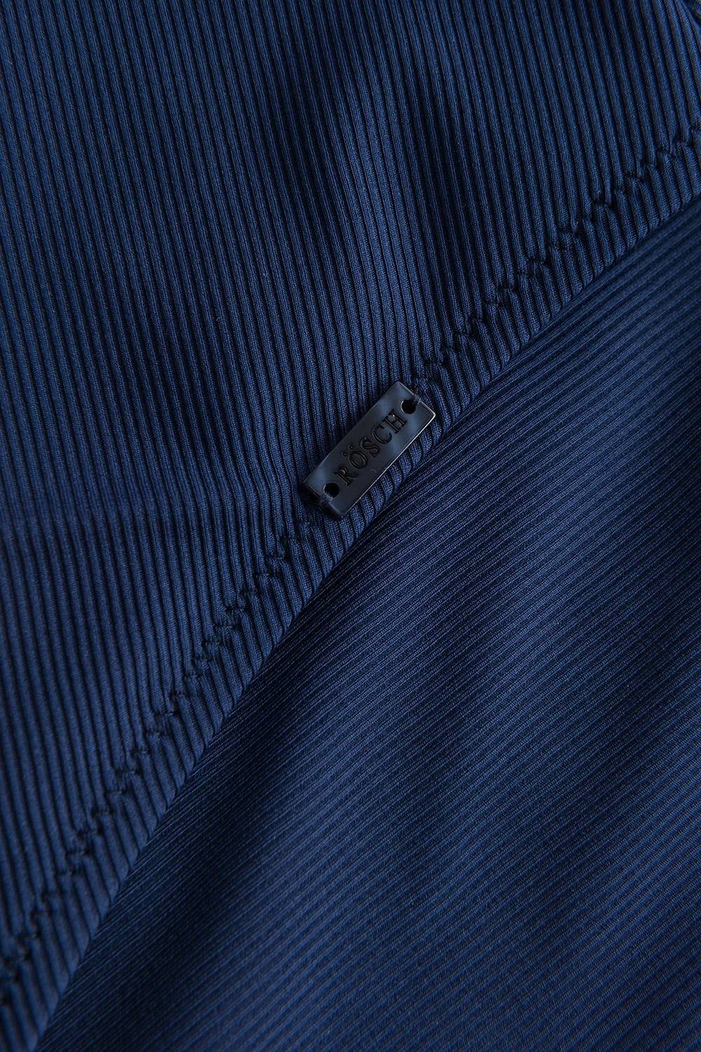 Rösch Bandeau Badeanzug mit gestreifter Blende Ripp recyceltes Polyester/Elasthan Limitierter Zeitrabatt