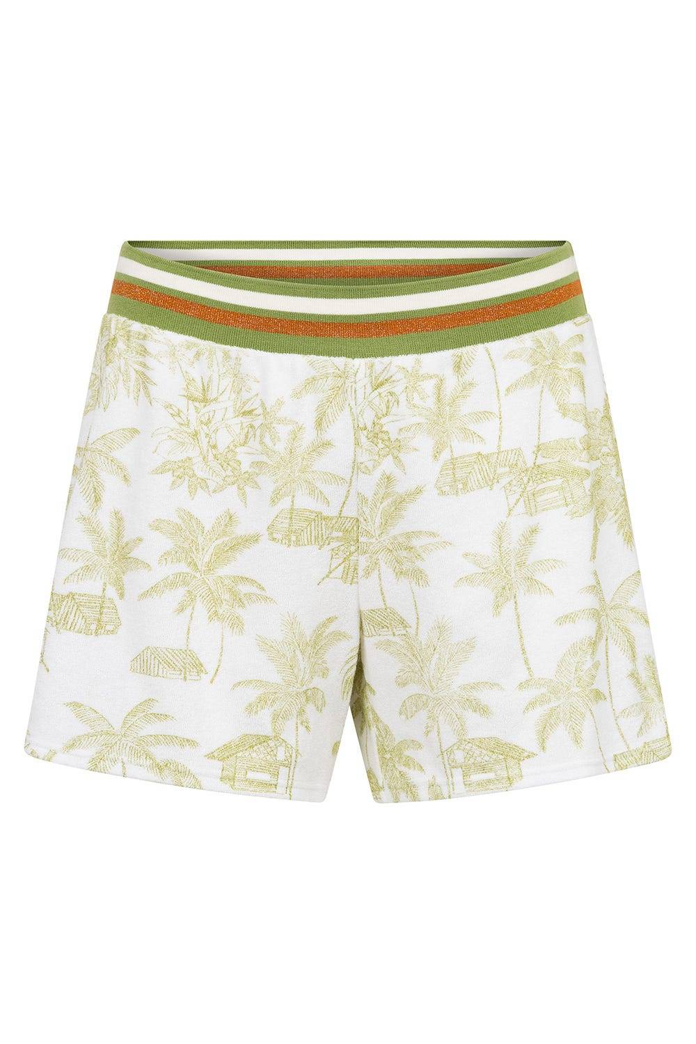 Rösch Frottee-Shorts im Palmenprint Baumwolle/Polyester Black Friday