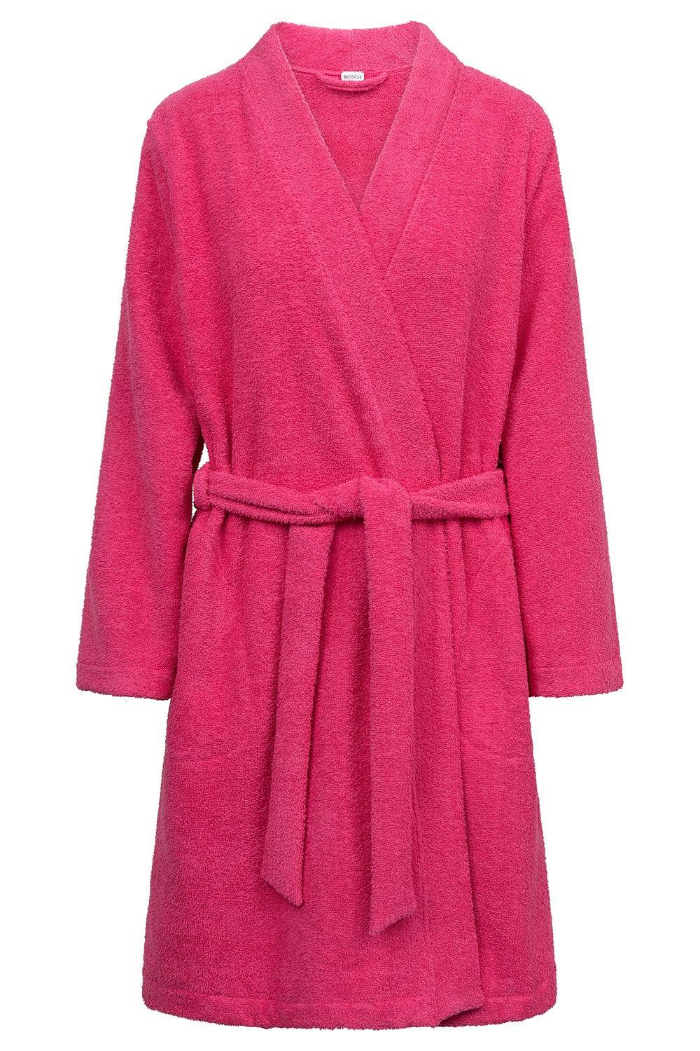 Rösch Bademantel aus Frottee Pink Baumwolle/Polyester Weihnachtsangebot