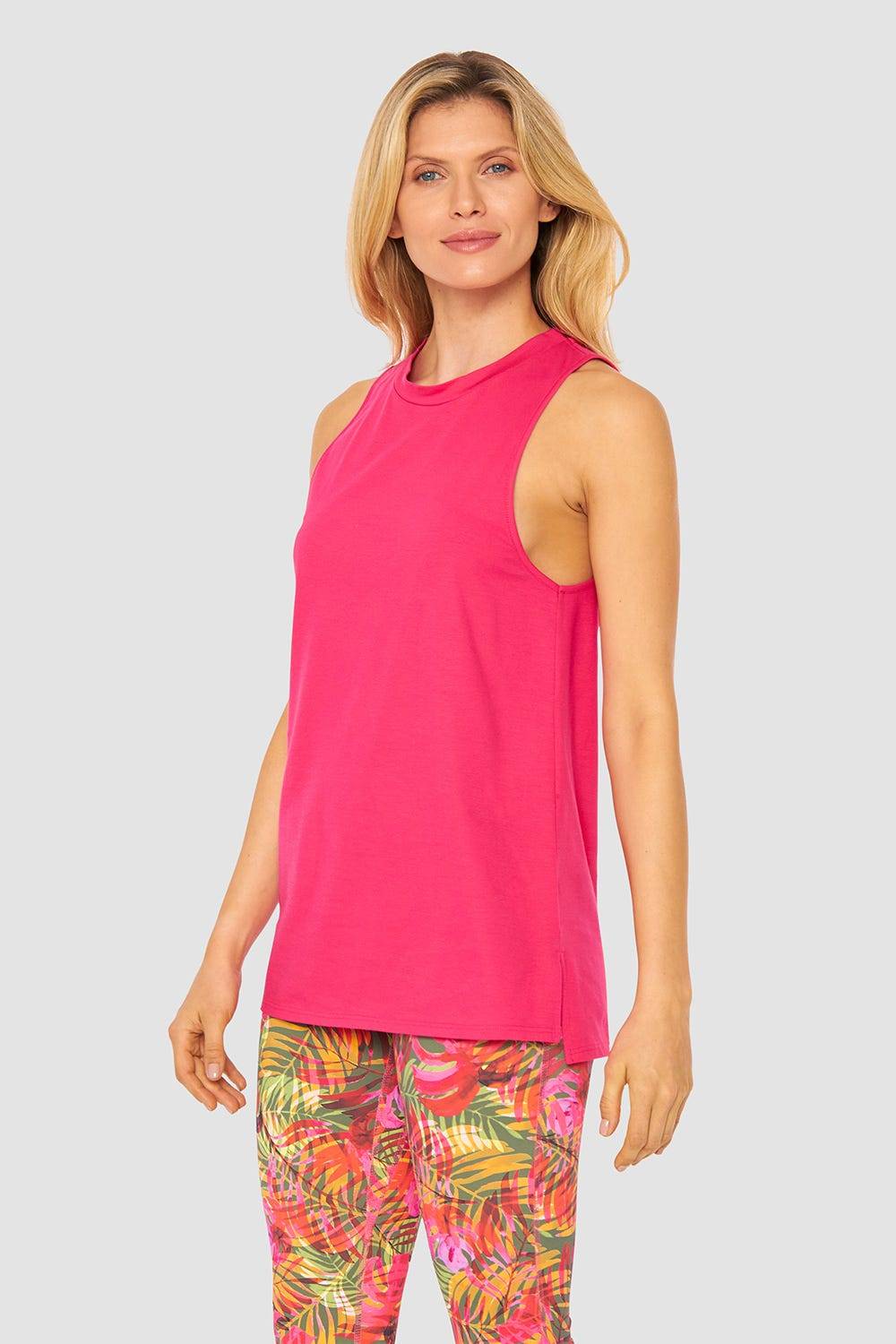 Rösch Y.U Yoga Top mit Schriftzug „just breathe“ Loungewear Sport Mix &amp; Match Baumwolle/ Elasthan Exklusive Angebote