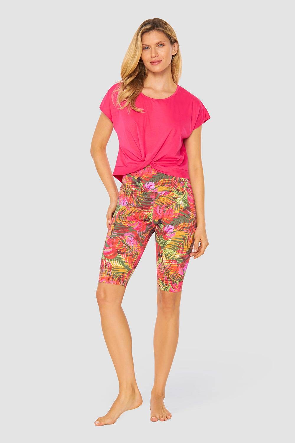 Rösch Y.U Yoga Shirt mit Knoten Loungewear Sport Mix &amp; Match Baumwolle/ Elasthan Blitzangebot