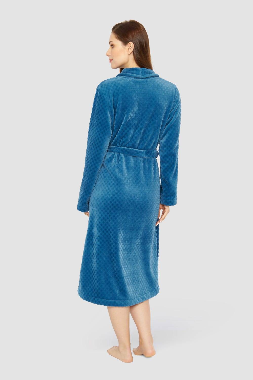 Rösch Wickelmantel mit Prägestruktur 100% Polyester Sonderangebot der Fabrik