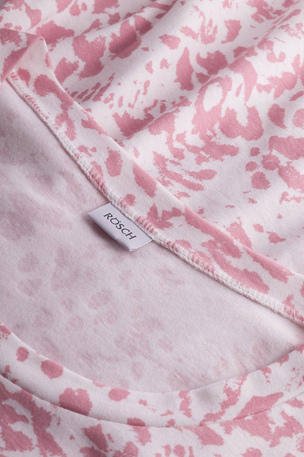 Rösch Pyjama im rosa Druck-Mix angerauht kuschelig 100% Baumwolle Rabatte dieses Monats
