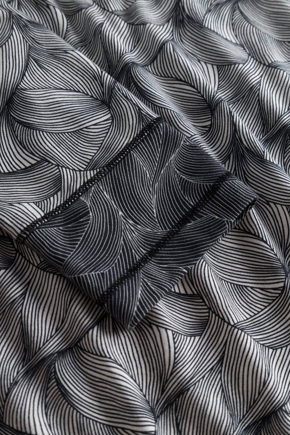 Rösch Nachtkleid im Mustermix A-Linie Baumwolle/Modal Große Größen bis 54 Kostenloser Versand