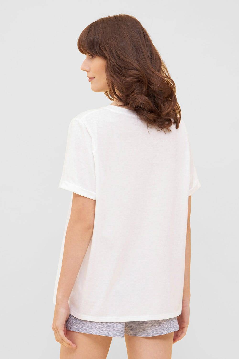 Rösch T-Shirt mit Schriftzug &quot;love &amp; save the sea&quot; Mix &amp; Match 100% Bio-Baumwolle Günstig kaufen