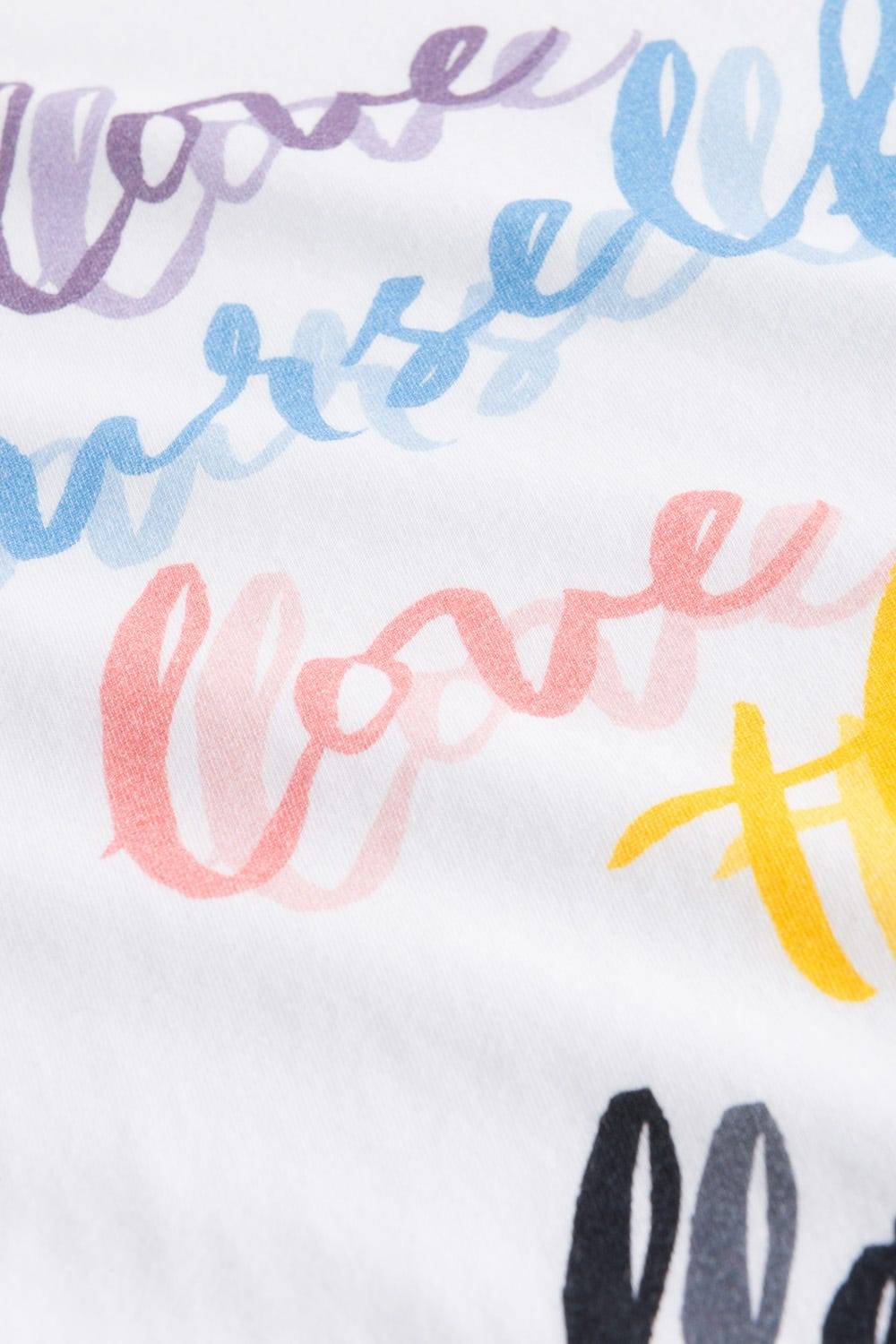 Rösch T-Shirt mit Schriftzug &quot;love yourself, love the planet&quot; Halbarm Mix &amp; Match Baumwolle/Elasthan Begrenztes Angebot