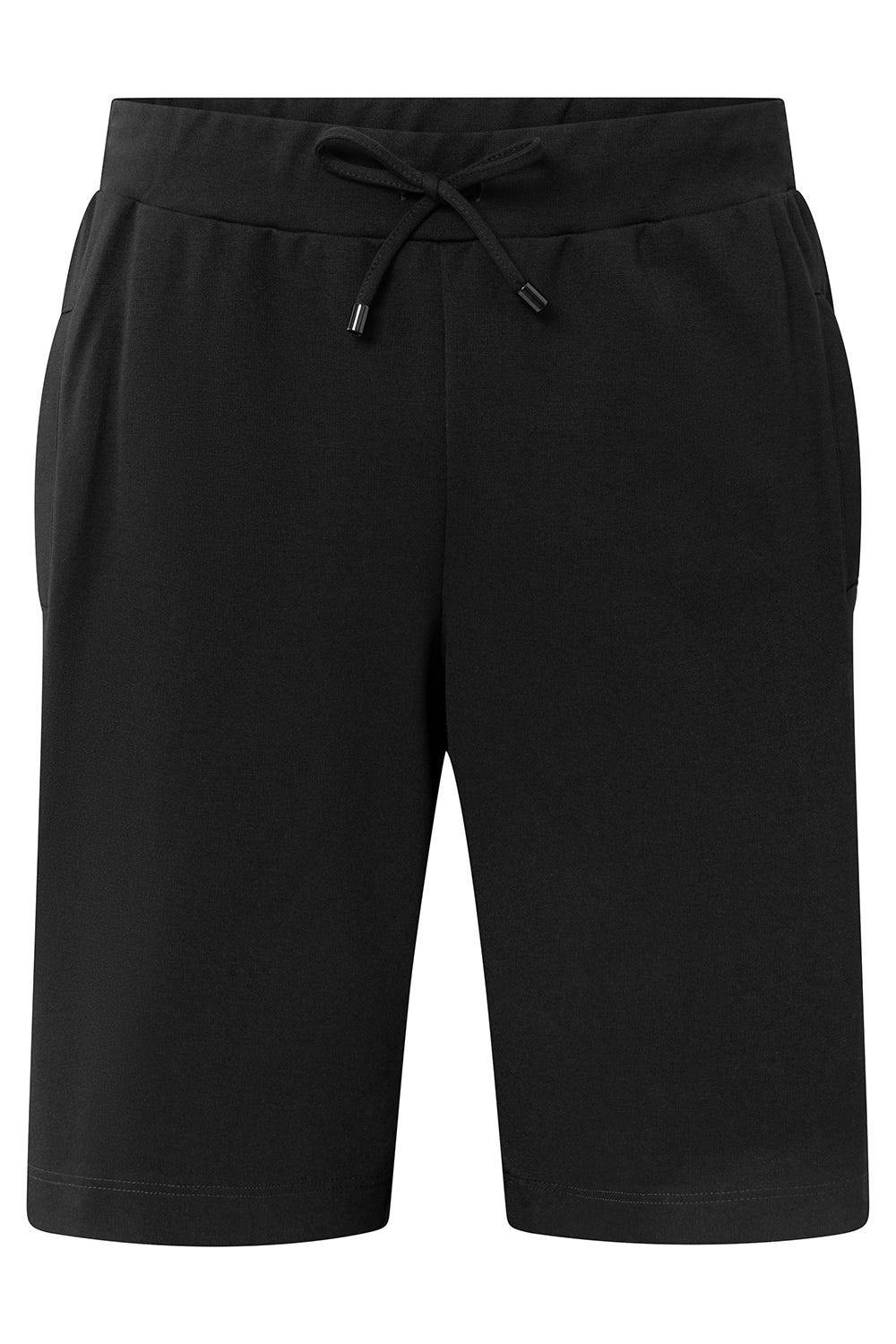 Rösch Herren Loungehose kurz mit Biese Jogginghose Lässig Materialmix Jubiläumsangebot