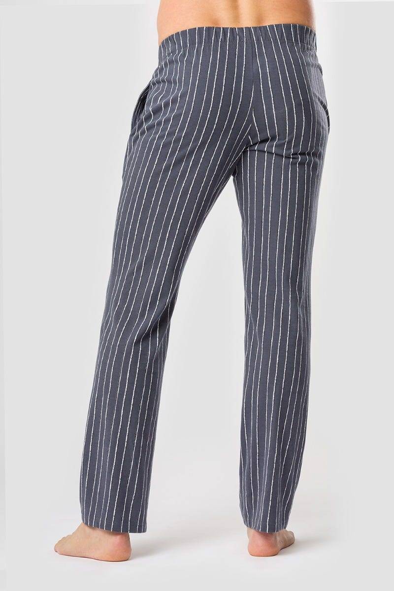 Rösch Herren Pyjamahose im klassischen Streifen-Druck 100% Baumwolle Heißer Verkauf