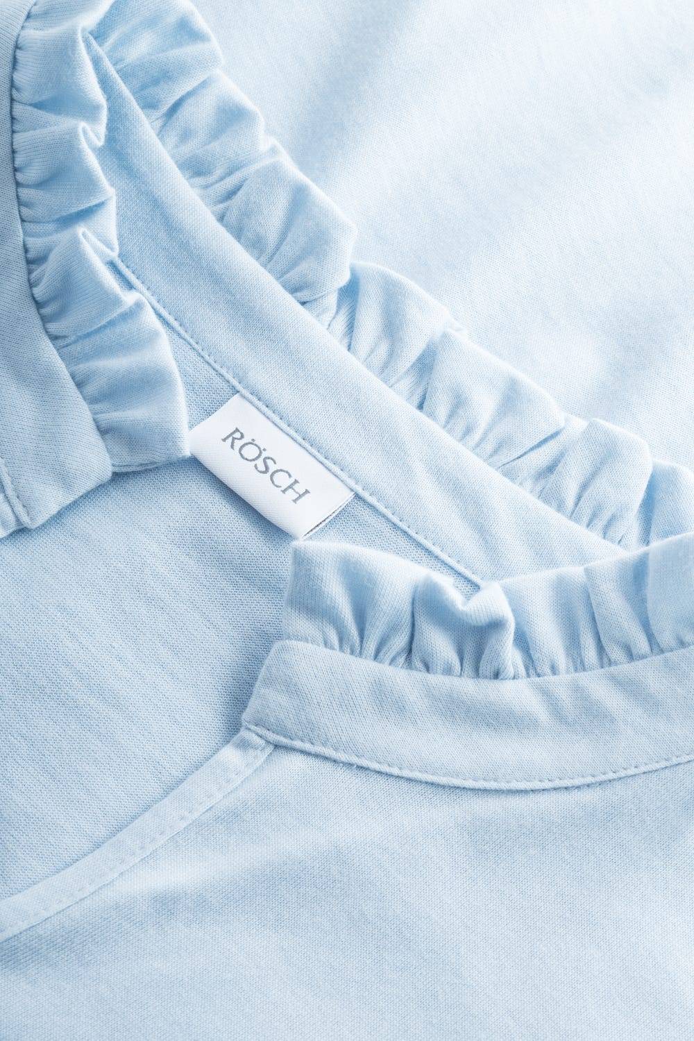 Rösch Pyjama mit Rüschen-Stehkragen Baumwolle/Modal Zeitlich begrenztes Angebot