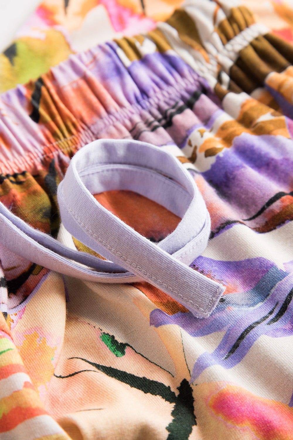 Rösch Bermuda im fröhlichen Blätter-Druck Bunt Sommer Mix &amp; Match Viskose/Elasthan Sonderangebote