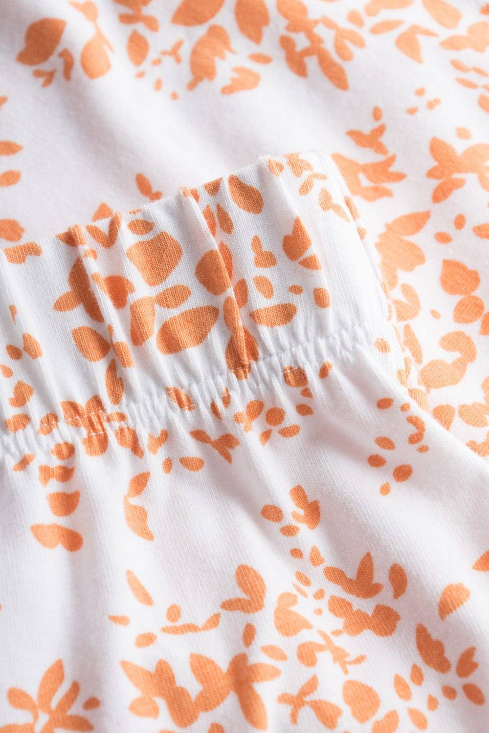 Rösch Shorts im Blümchen-Design Orange Mix &amp; Match Baumwolle/Elasthan Wochenangebot