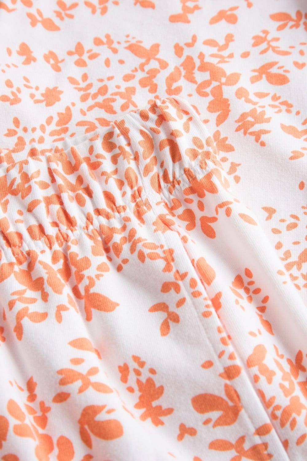 Rösch 7/8-Hose im Blümchen-Design Orange Schmal Mix &amp; Match Baumwolle/Elasthan Begrenzte Freigabe
