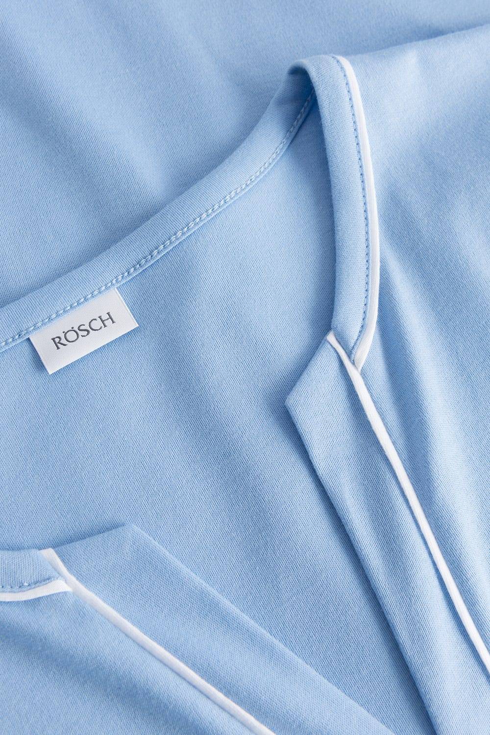 Rösch Nachthemd im Kimono-Stil Paspeln Halbarm 100% Baumwolle Bis zu 65% Rabatt