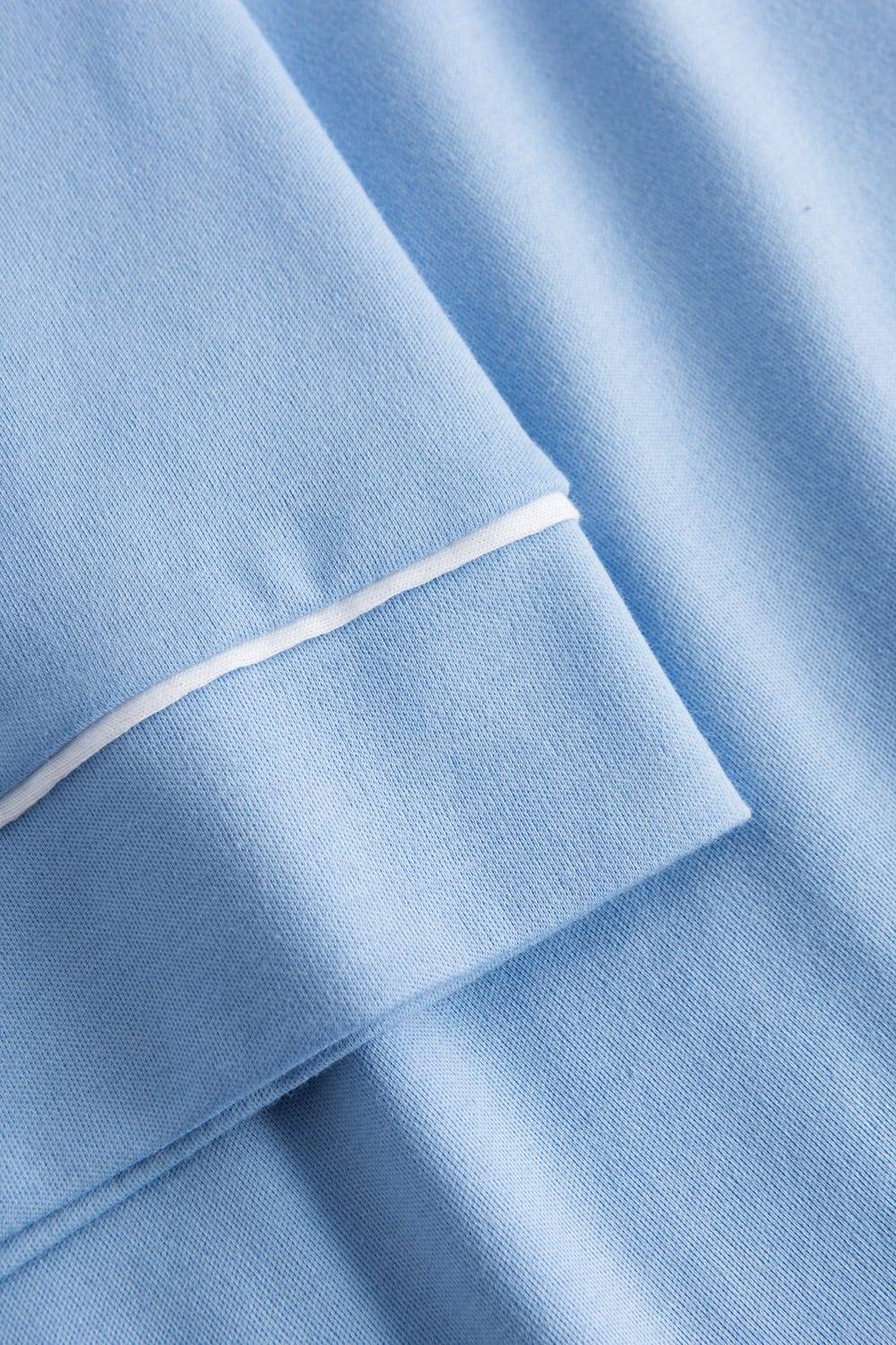 Rösch Nachthemd im Kimono-Stil Paspeln Halbarm 100% Baumwolle Bis zu 65% Rabatt
