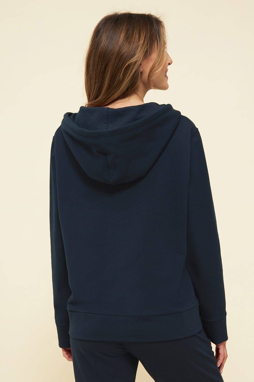 Rösch Basic Sweatjacke in Uni Kapuze Hoodie einfarbig Bio-Baumwolle/Elasthan thx Auslauf