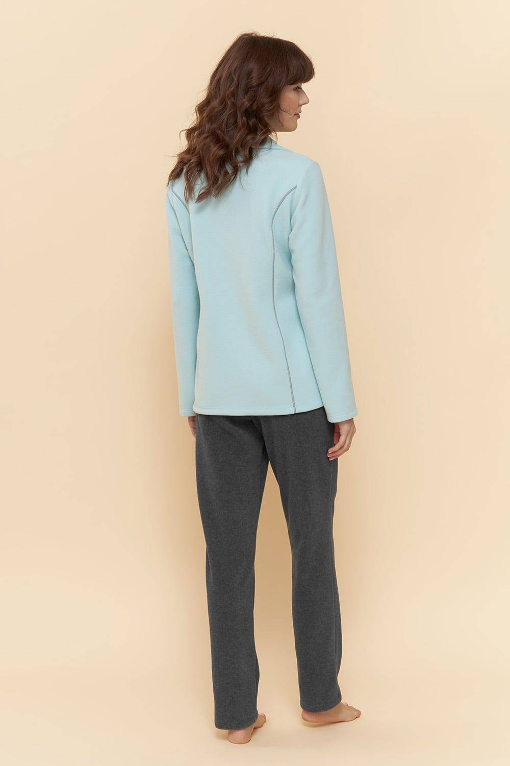 Rösch Hausanzug aus kuscheligem Fleece im Angebot