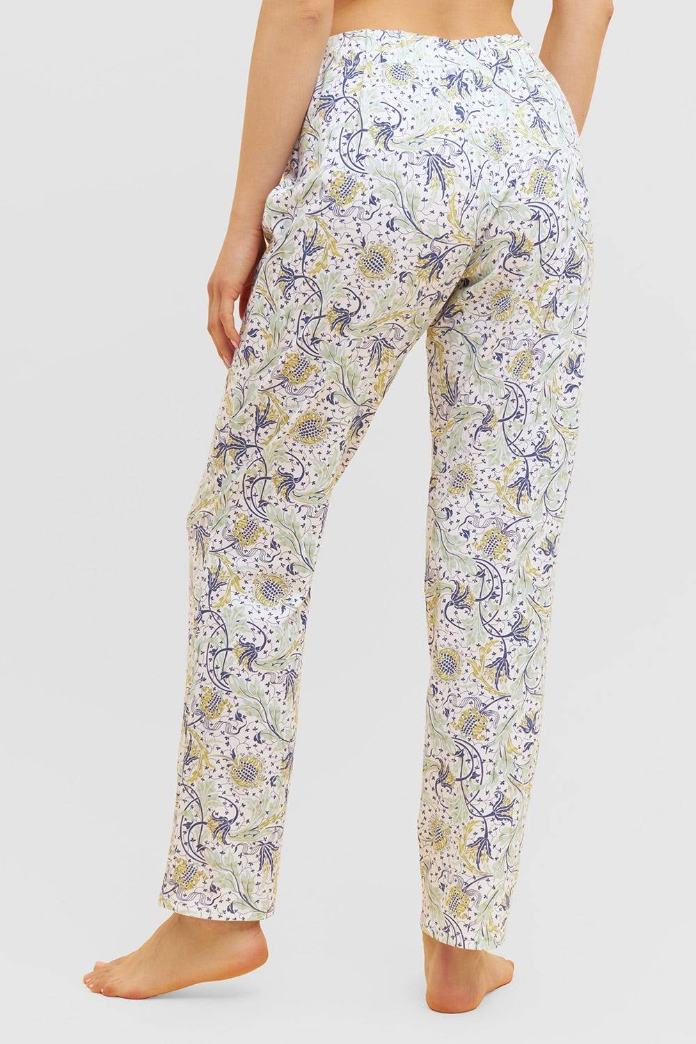 Rösch Basic Pyjamahose lang im floralen Ornament-Print Mix &amp; Match 1884808 Saisonale Angebote