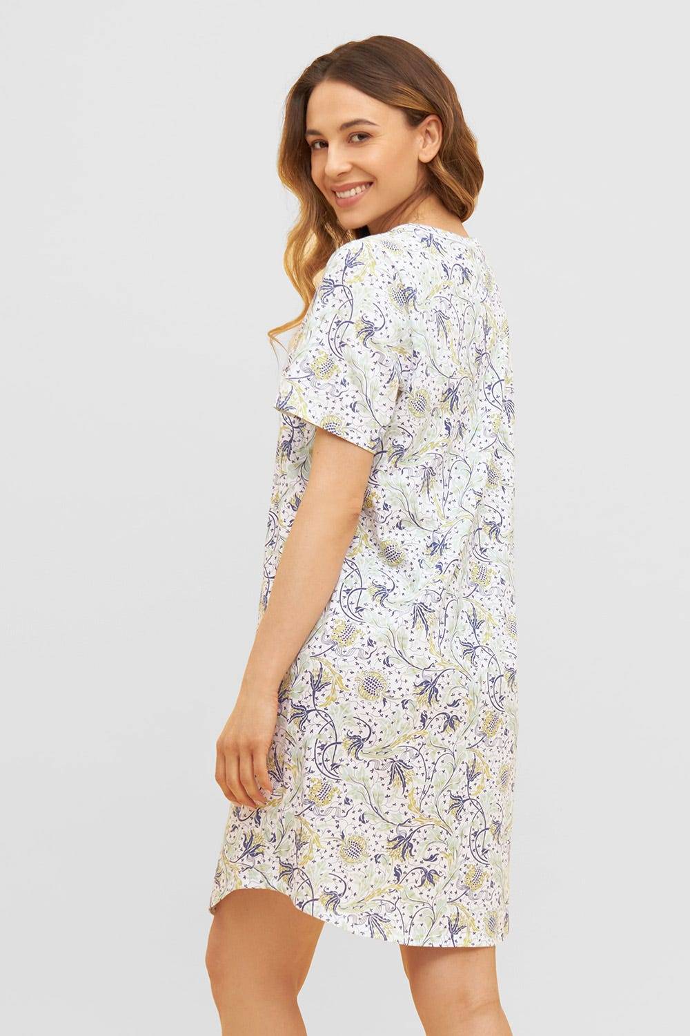 Rösch Basic Bigshirt Kurzarm im floralen Ornament-Print 1884811 Kauf eins, bekomm eins gratis