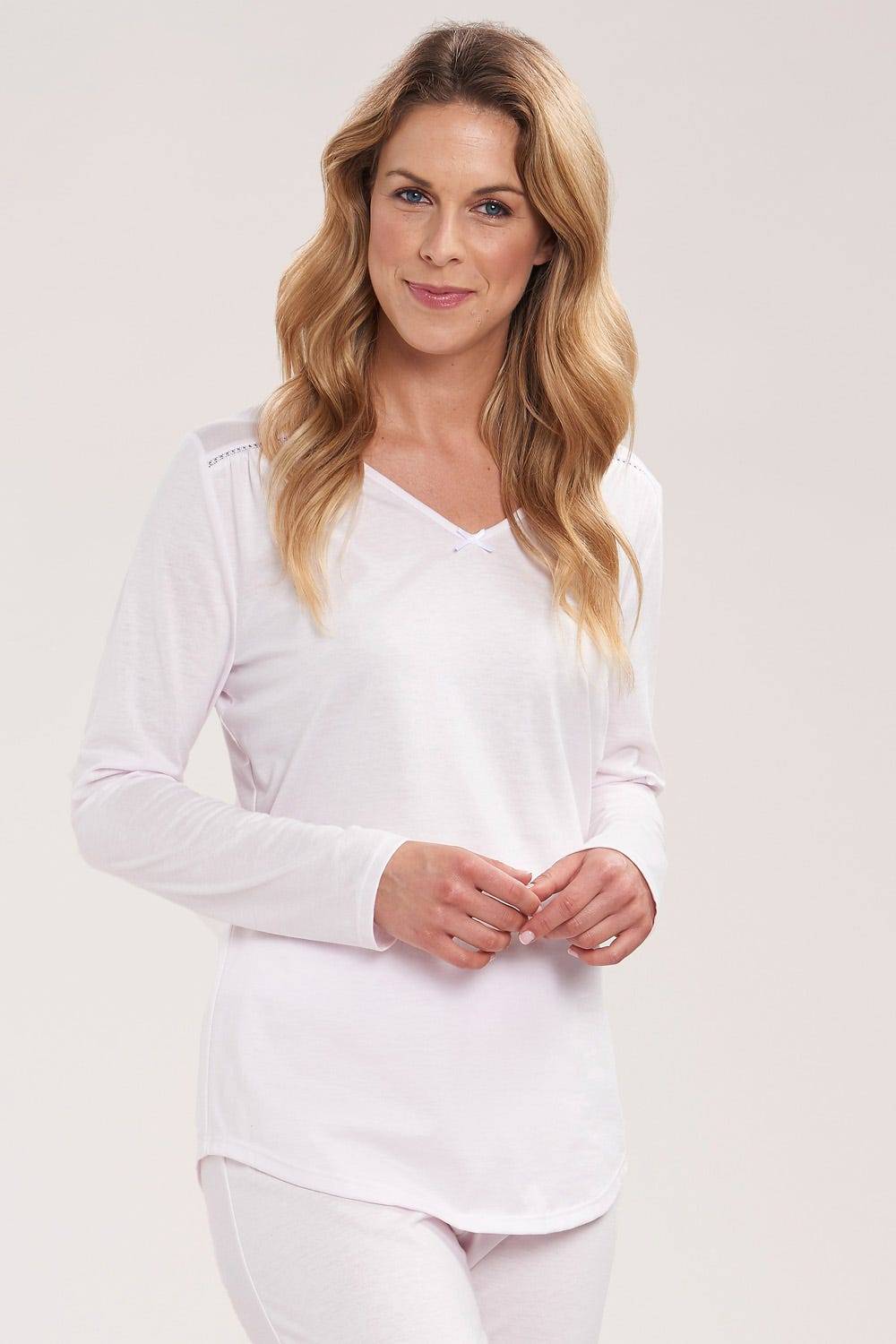 Rösch Langarmshirt mit Spitzeneinsätzen Tiefpreis