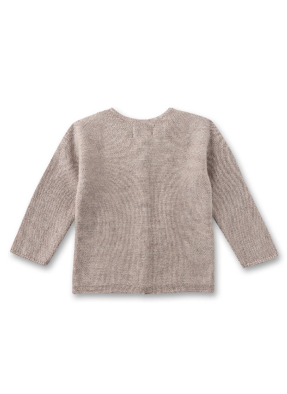 Sanetta Baby-Strickpullover Beige aus Wolle Online Outlet