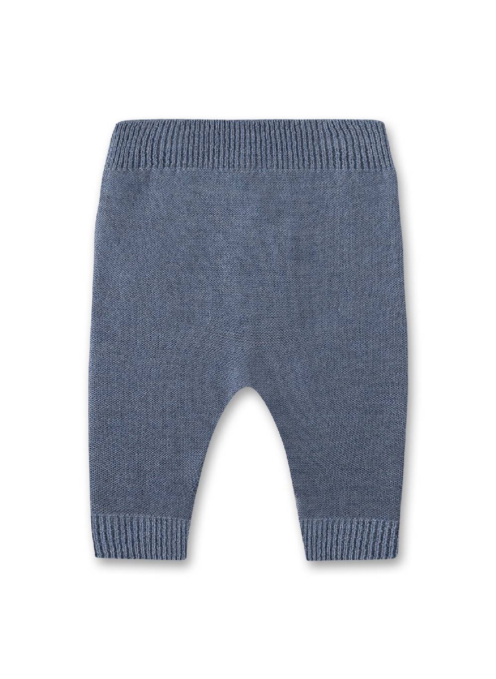 Sanetta Baby-Strickhose Blau aus Wolle Blitzangebot