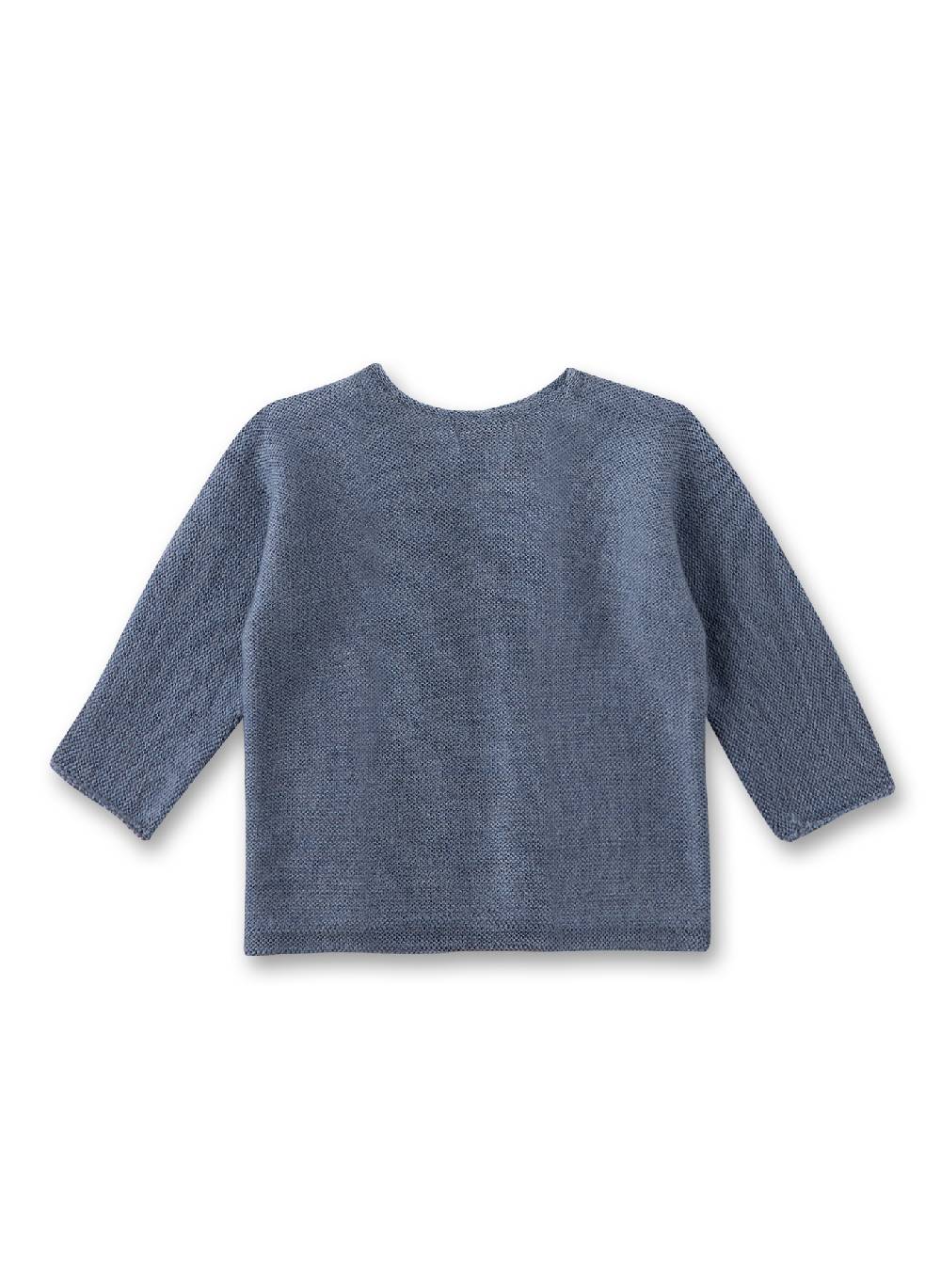 Sanetta Baby-Strickjacke Blau aus Wolle Riesige Ersparnisse