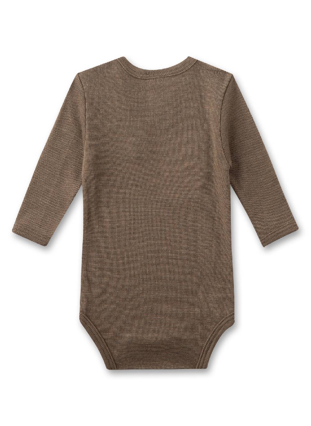 Sanetta Body langarm Beige aus Merinowolle & Seide Wochenangebot