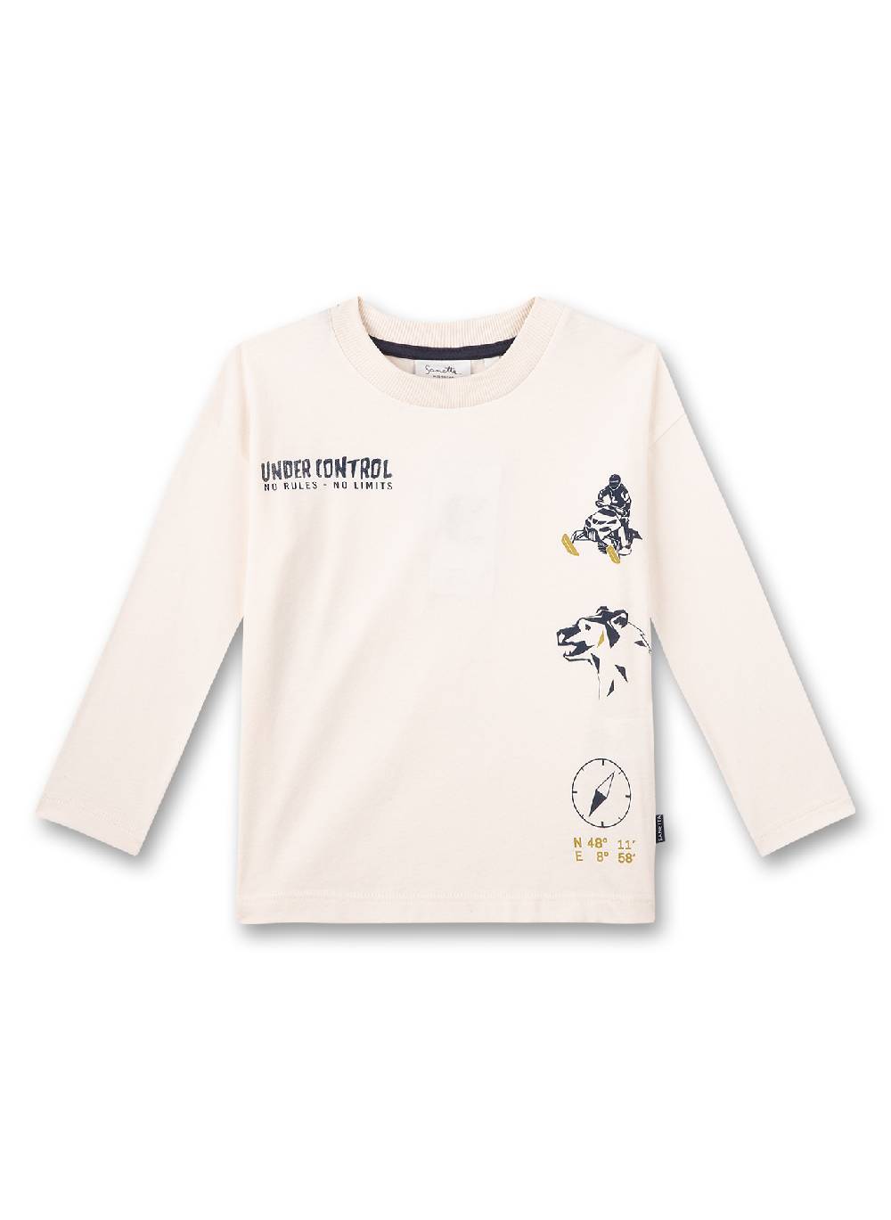 Sanetta Jungen-Shirt langarm Off-White JETZT KAUFEN