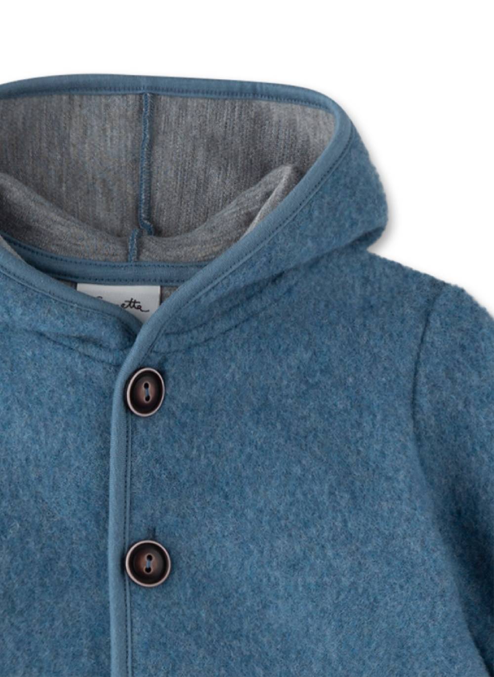 Sanetta Outdoor-Overall aus Wolle Blau Großer Ausverkauf