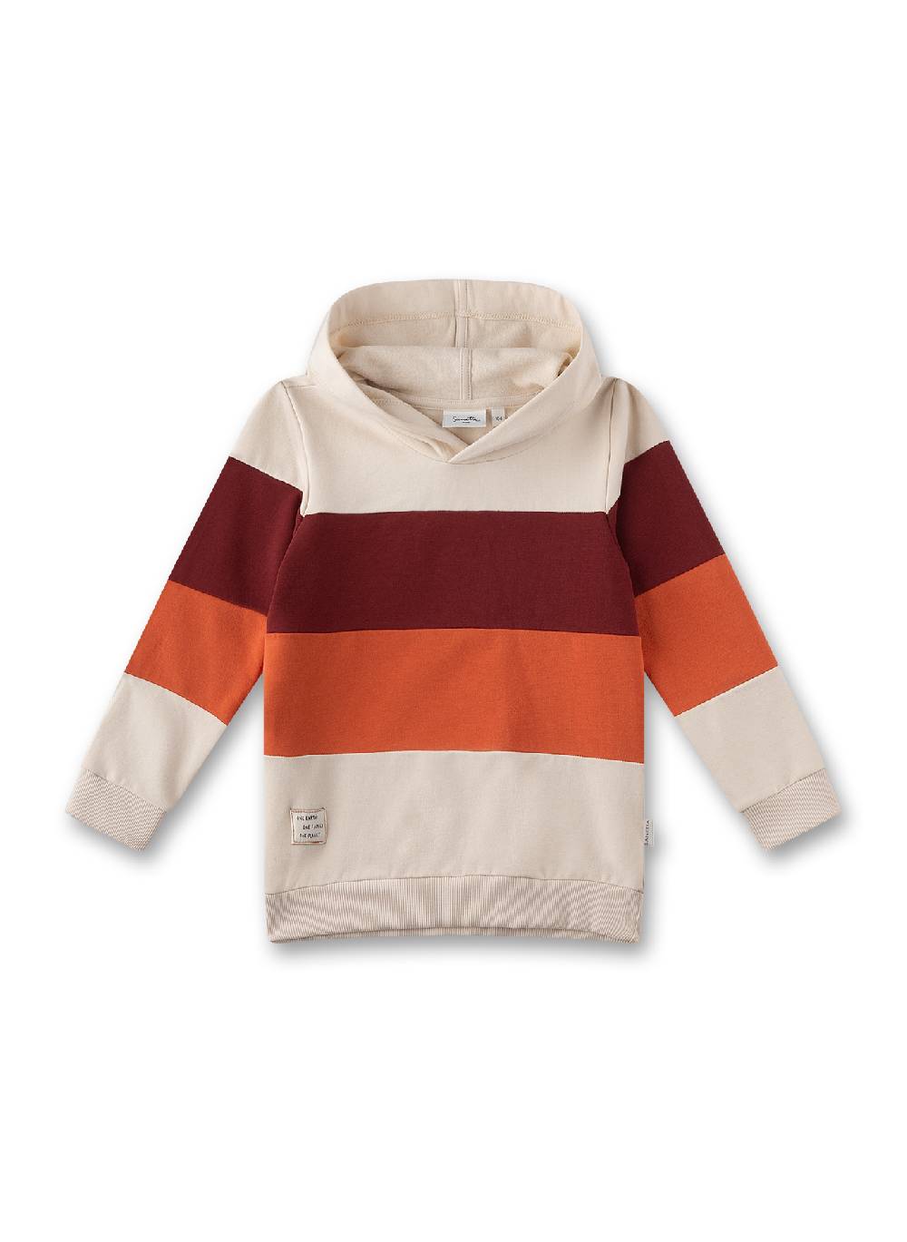 Sanetta Jungen-Sweatshirt Beige mit Kapuze Online Shopping