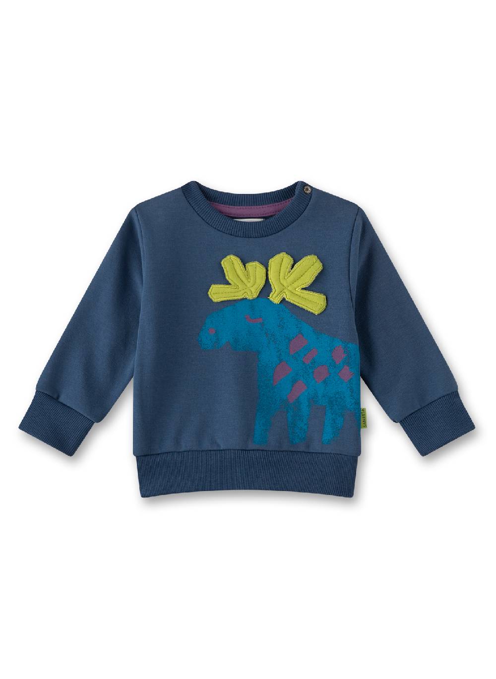 Sanetta Jungen-Sweatshirt Blau Kauf eins, bekomm eins gratis