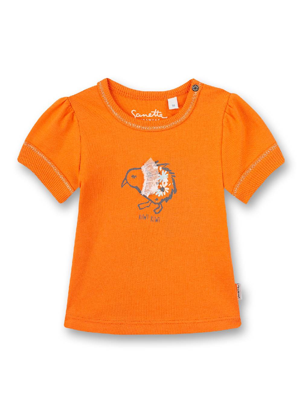 Sanetta Mädchen T-Shirt Orange Kangaroo Kostenloser Versand international