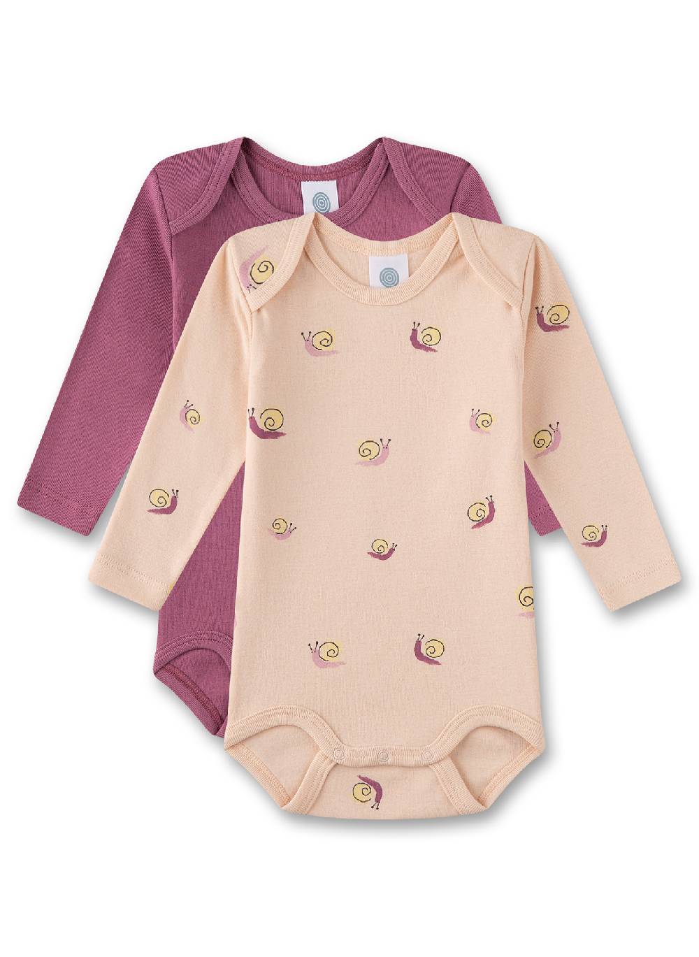 Sanetta Baby-Body langarm (Doppelpack) Beige Bis zu 65% Rabatt
