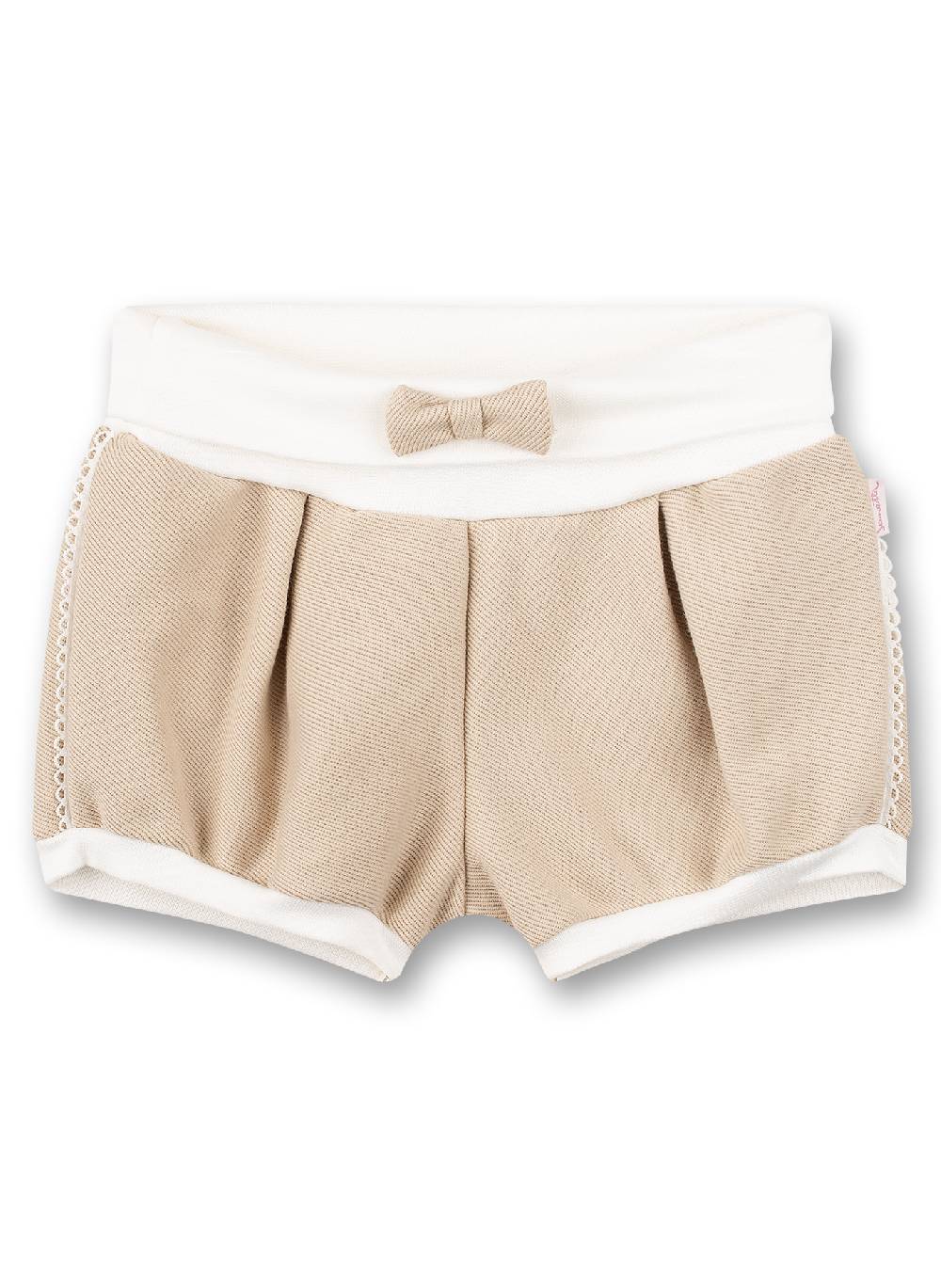 Sanetta Mädchen-Shorts Beige Honey Bee Vatertagsangebot