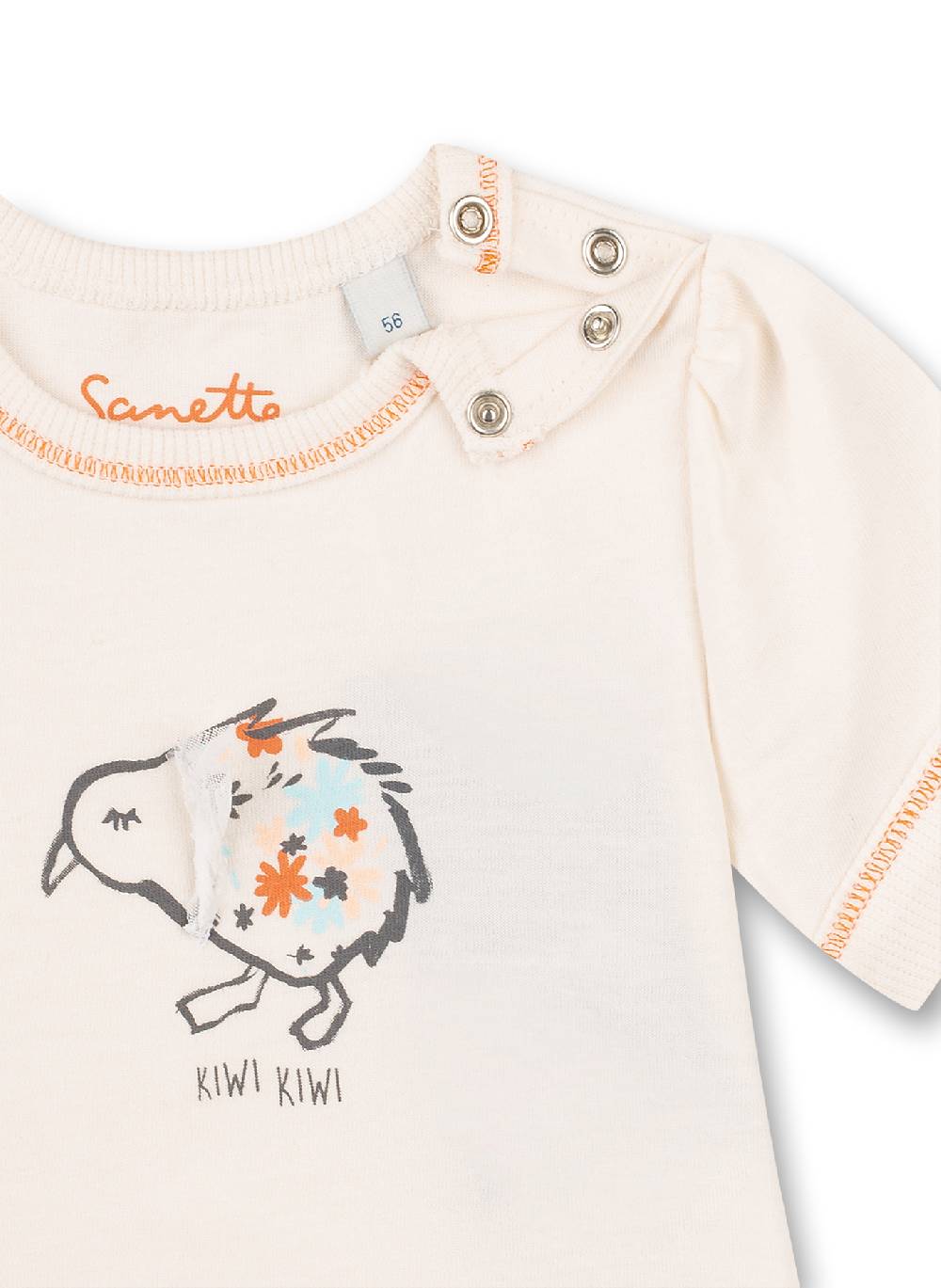 Sanetta Mädchen T-Shirt Weiß Kangaroo Blitzangebot