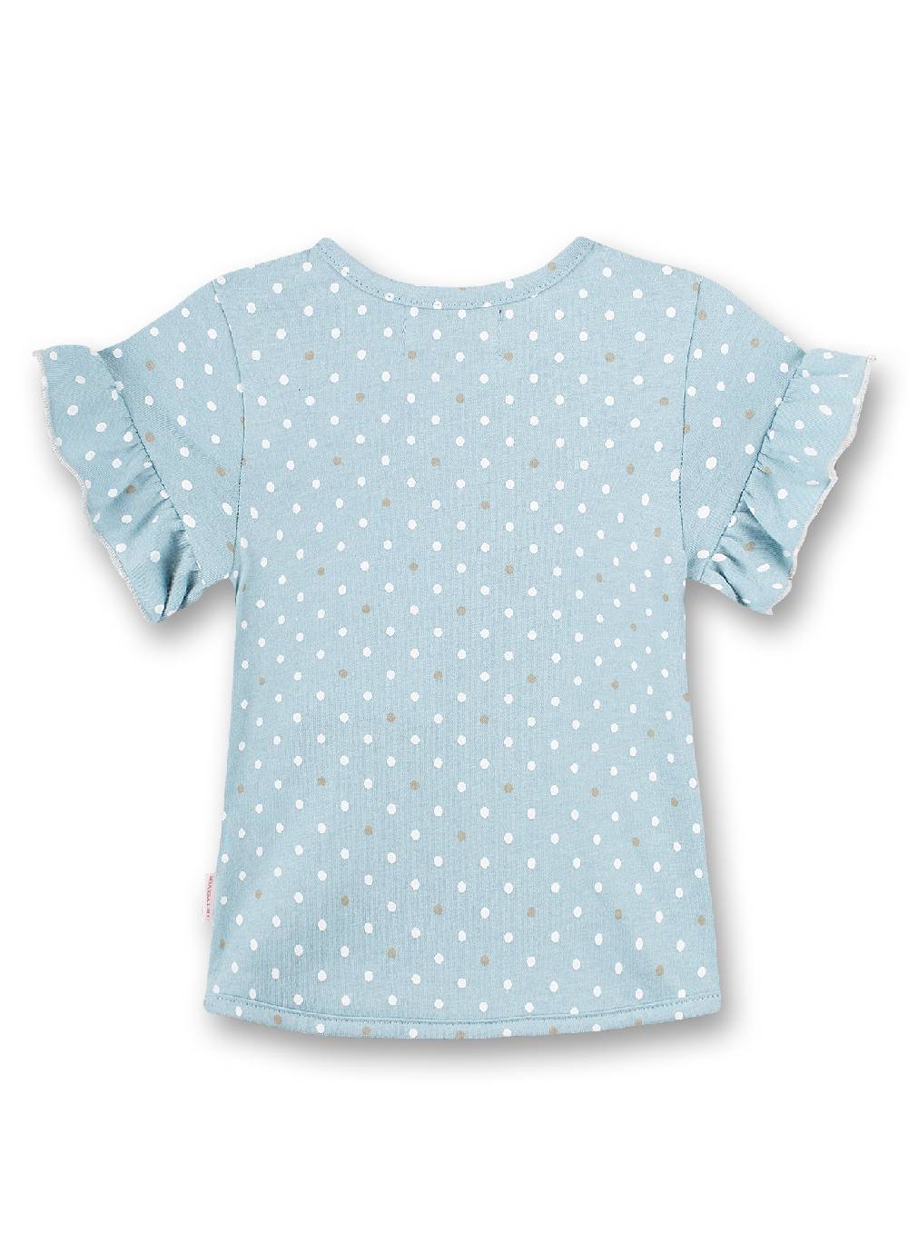 Sanetta Mädchen T-Shirt Hellblau Dots-Allover Fluffy Duckling Tiefpreis