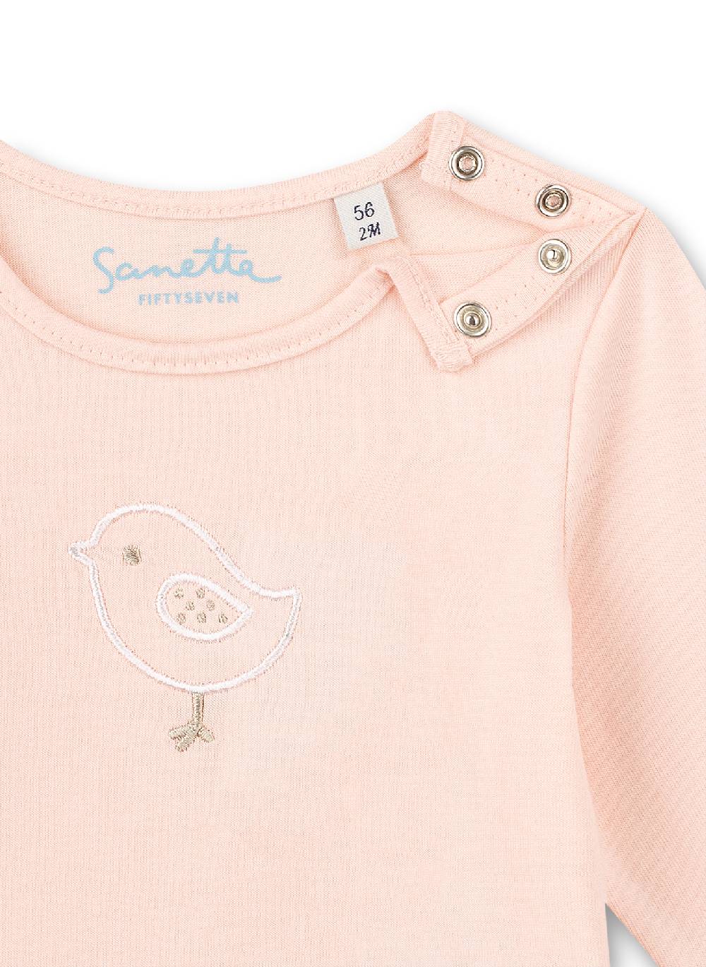 Sanetta Mädchen-Shirt langarm Rosa Fluffy Duckling Wochenangebot