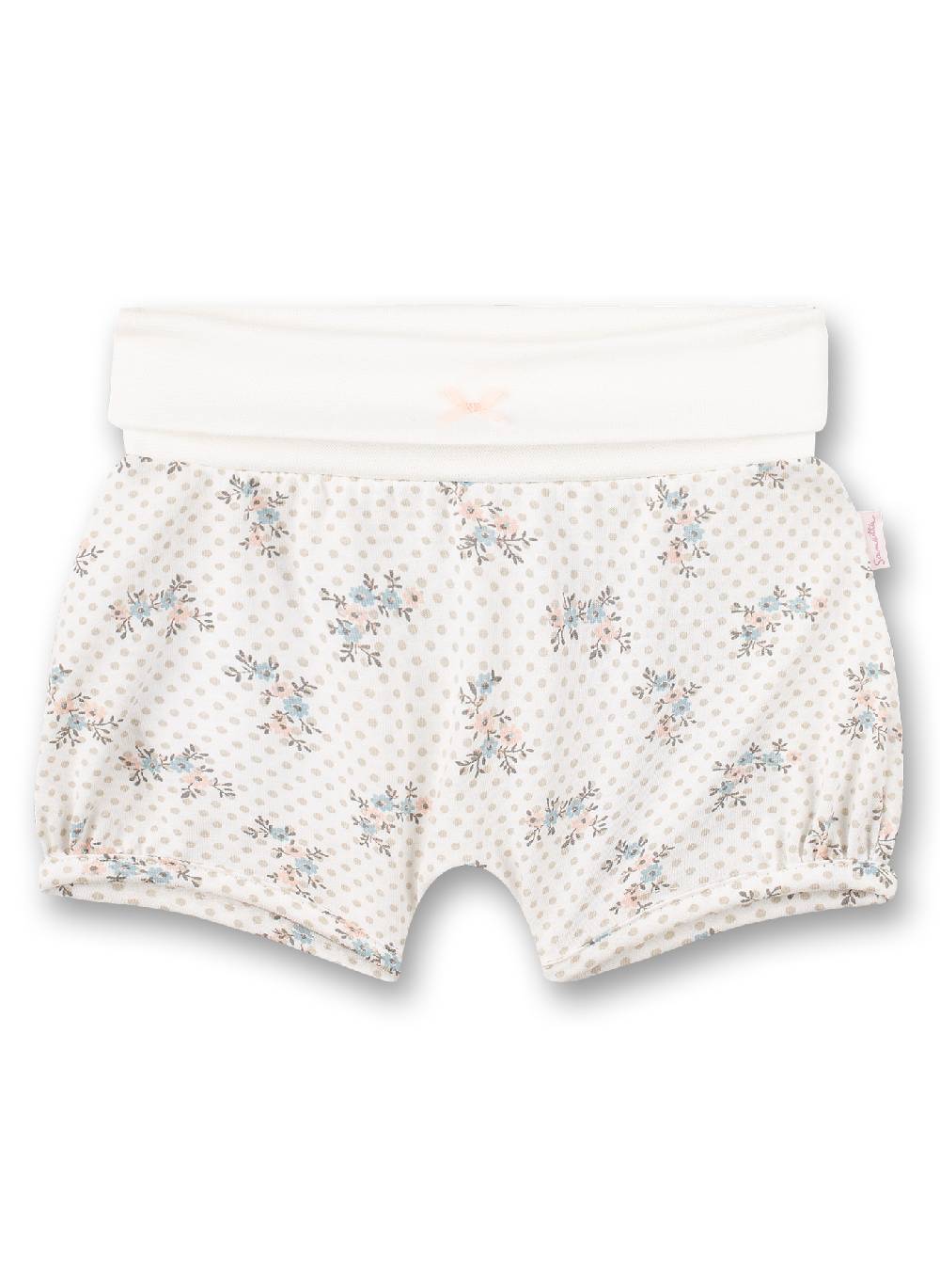 Sanetta Mädchen-Shorts Off-White Dots-Allover Fluffy Duckling Letzte 3 Tage