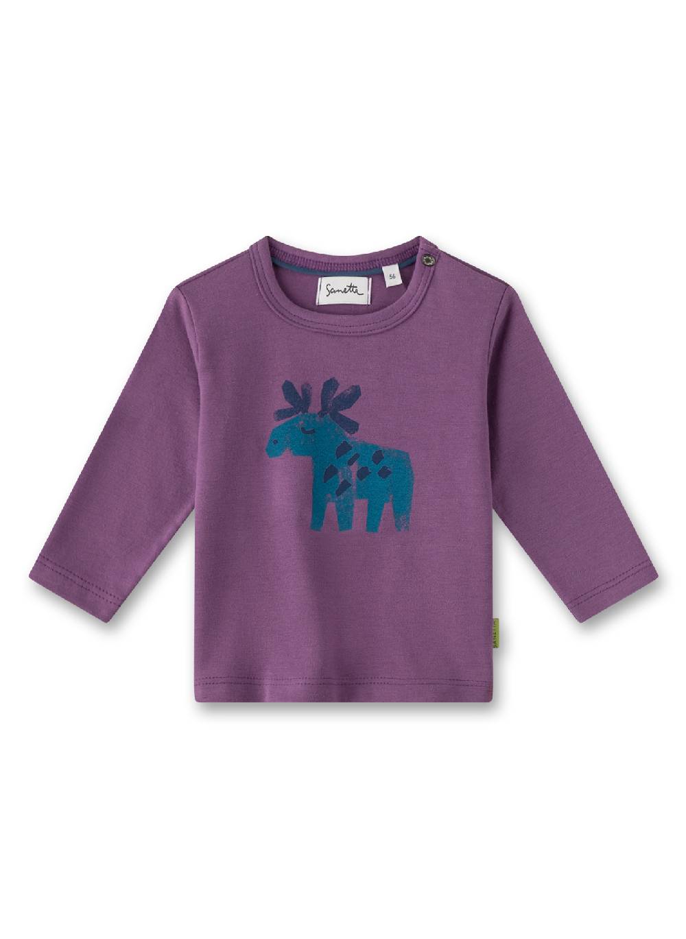 Sanetta Jungen-Langarmshirt Lila Black Friday Preise