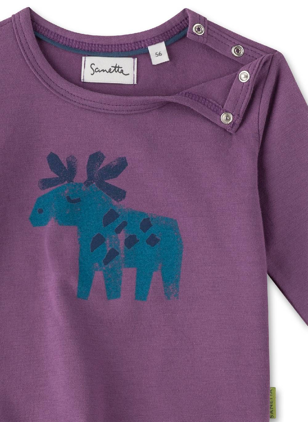 Sanetta Jungen-Langarmshirt Lila Black Friday Preise