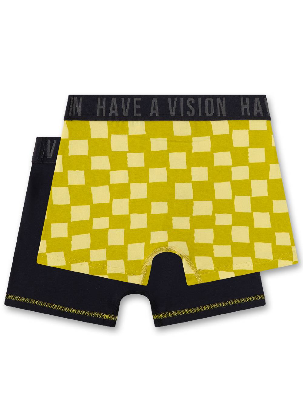 Sanetta Jungen-Hipshorts (Doppelpack) Schwarz & Gelb Weihnachtsangebot