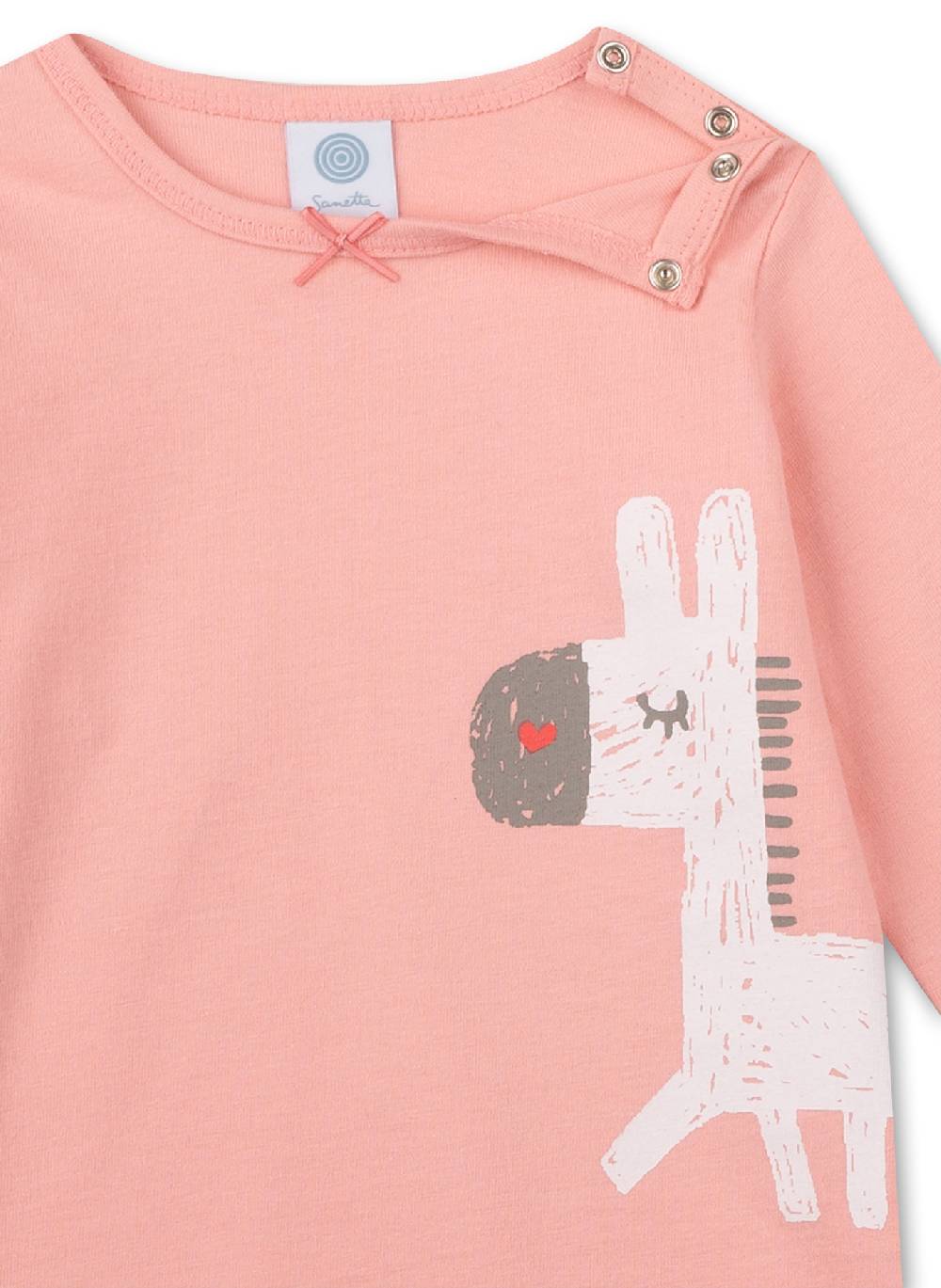 Sanetta Mädchen-Schlafanzug lang Rosa Donkey Online Outlet
