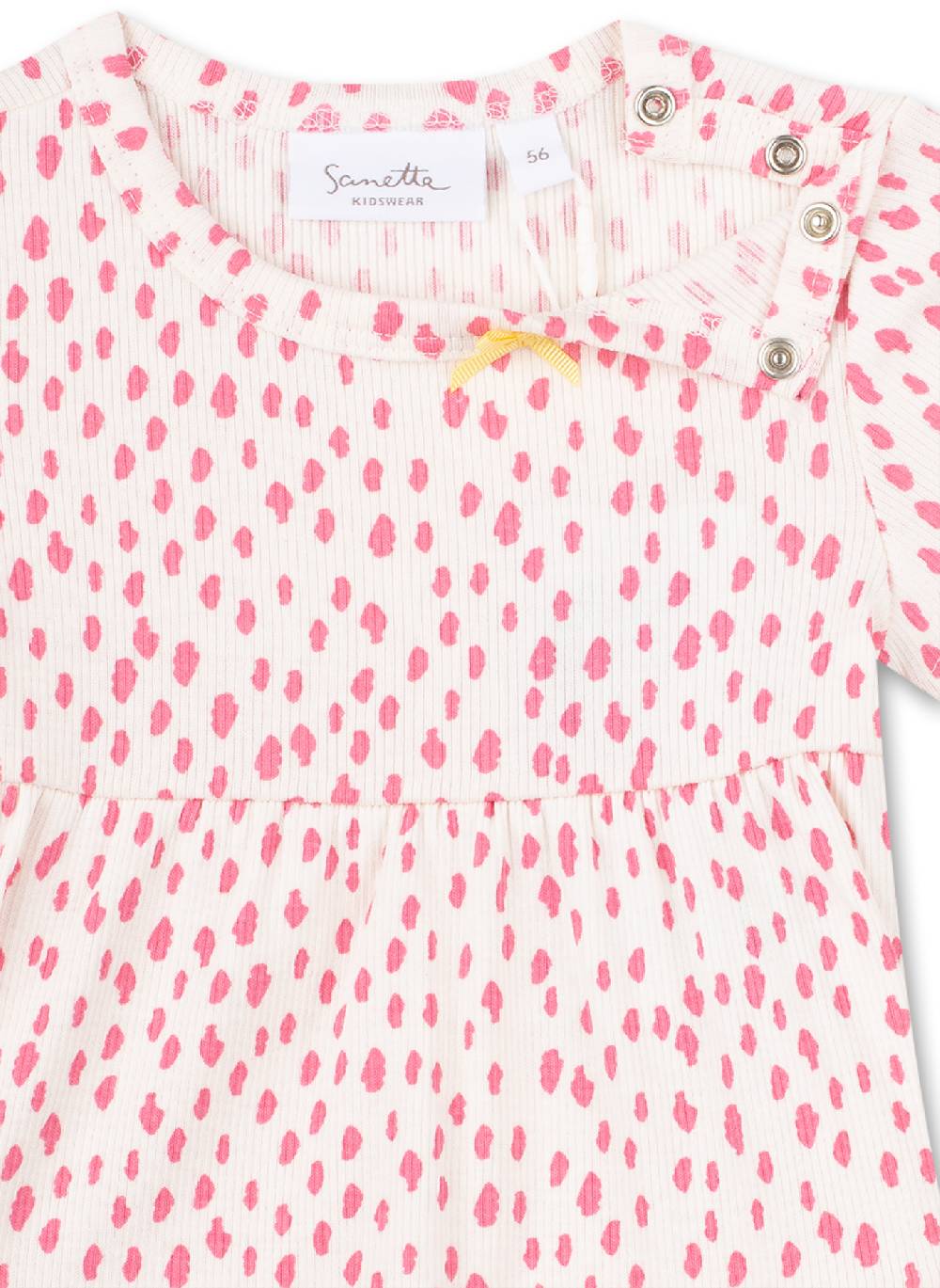 Sanetta Mädchen-Kleid Off-White Begrenzte Freigabe